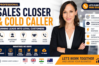 pipeline sales closer b2b leads generation cold calls appointment setter