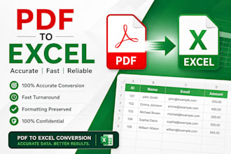 convert PDF to excel and clean your data