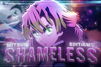 design professional custom anime amv anime thumbnails