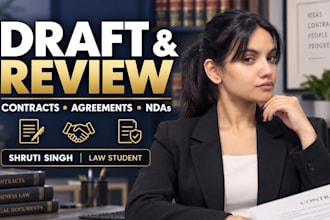 draft and review your contracts, agreements, ndas, etc