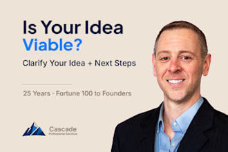 improve your business idea and create your launch plan
