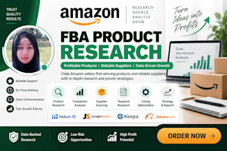 do amazon fba product research, product hunting, and competitor analysis