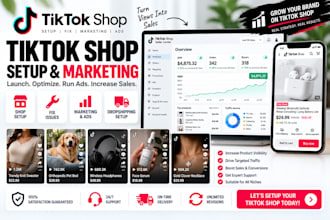 setup tik tok shop fix tiktok dropshipping tiktok shop marketing tiktok shop ads