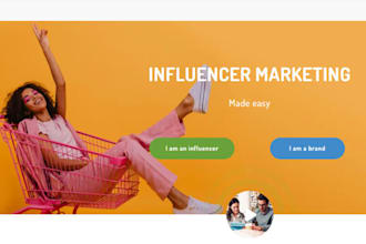 design wix influencer media kit website creator portfolio website
