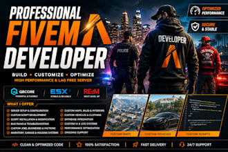 be your fivem server developer, redm server developer, redm vorp server