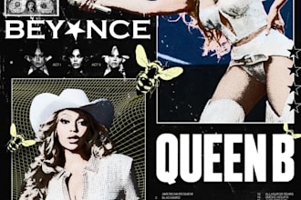 design a premium concert, event or luxury poster