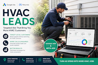 run google and facebook ads for hvac lead