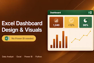 excel dashboard design and data visualization