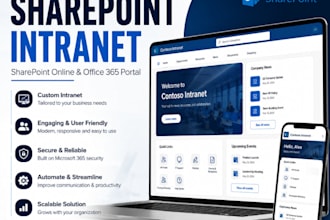 build sharepoint intranet, sharepoint online and office 365 portal