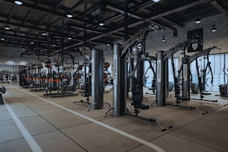 do 3d cgi for climbing gym, bouldering gym, fitness center,  gym complex