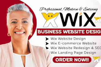 build wix website design, wix website redesign wix business website design wix