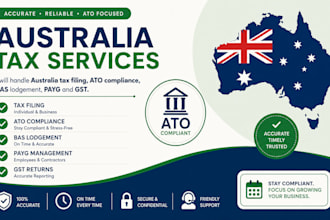 handle australia tax filing, ato compliance, bas lodgement, payg and gst