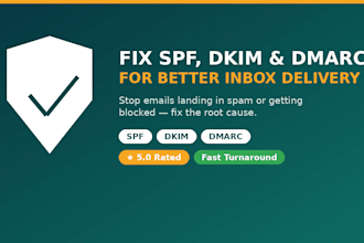 fix spf, dkim, dmarc for better inbox delivery and reduce spam