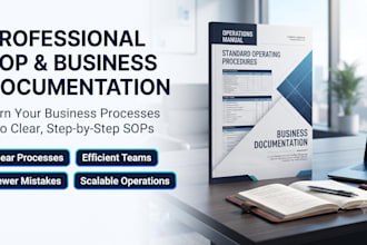 create professional sops and business process documentation