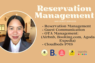 be your virtual assistant for airbnb and hotel reservations