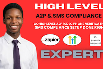 setup ghl a2p phone verification and ghl SMS compliance