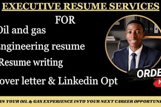 craft a professional oil and gas resume