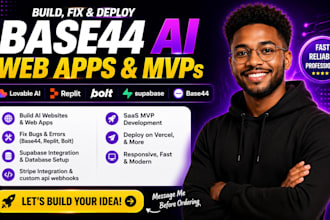base44 developer to build base44 mvp web apps base44 expert base44 bug fixing