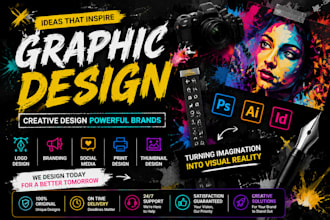 design creative visuals for your business brand