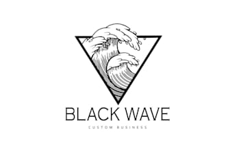 design minimal black logo
