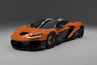 model3d rc racing car,print ready toy car,auto part,chassis stl,sport car render