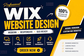 wix website design and redesign, wix ecommerce website development wix SEO