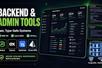 build a custom dashboard with express js prisma and typescript