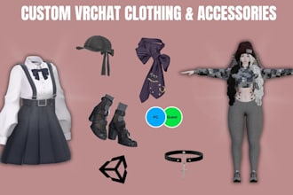 customize edit and optimize vrchat clothing 3d accessories for your avatar