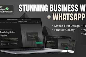 build a modern responsive clothing or business website