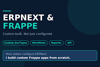 customize and develop your erpnext frappe application
