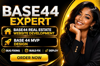 your base44 expert base44 real estate website development base44 mvp design