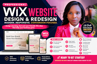 customize a professional wix website or redesign wix website