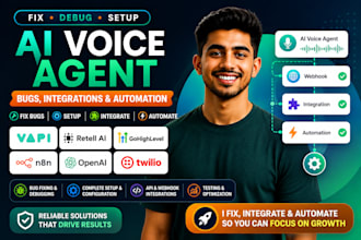 fix debug setup vapi ai bug retell ai voice agent gohighlevel n8n integration
