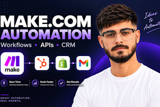 build make com automation workflows and API integrations
