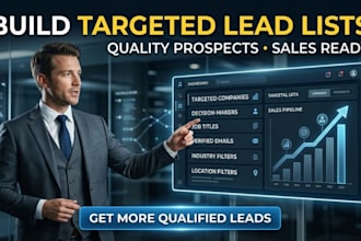 build targeted prospect lists for your sales team
