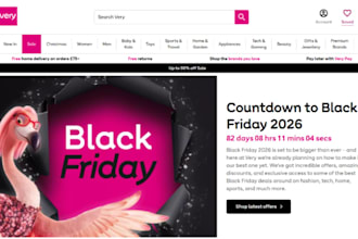 design wix black friday landing page ecommerce sales website