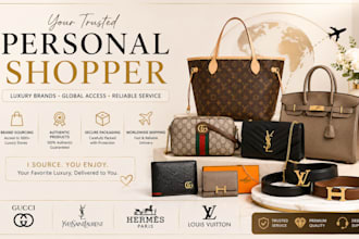 be your personal shopper and fashion stylist