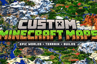 build custom minecraft maps, spawns, lobbies, hubs, terrain with worldpainter
