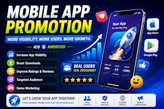 mobile app promotion, ios android app rating review, game marketing