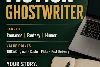 ghost write your novel or fiction story