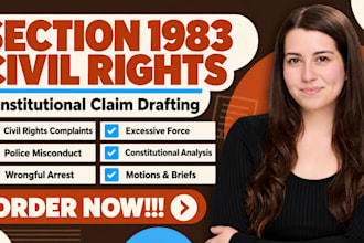 draft civil rights complaints and claims under 42 usc 1983