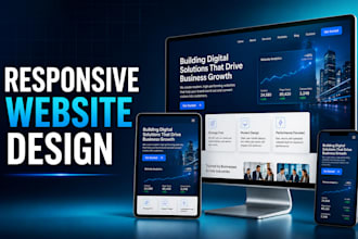 design and build a responsive website with free hosting