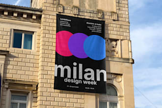 design a modern poster for your brand or event