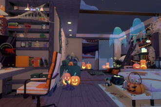 edit, do custom vrchat world, 3d game environment 3d background metaverse world