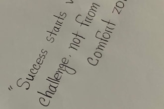 write anything with flawless ,creative hand writing