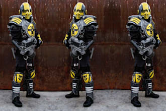 create custom cosplay creation wearable game anime movie cosplay props for con