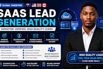 generate targeted saas leads and b2b software prospects
