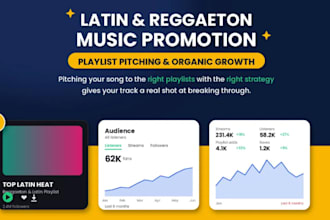 promote your reggaeton or latin music track with playlist pitching