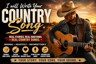 be your male country singer and vocalist