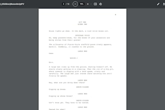 review your formatted script and give you notes that meet dramatist standards